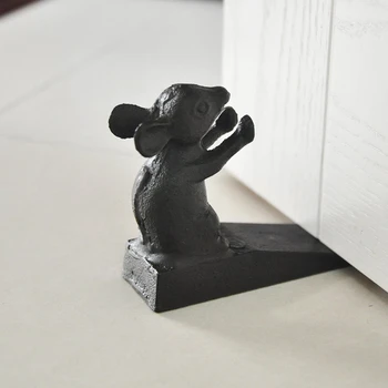 

Cast Iron Door Stop - Decorative Rustic Door Stoppers- Stop Your Bedroom, Bath and Exterior Doors 4.5X5.3 inch