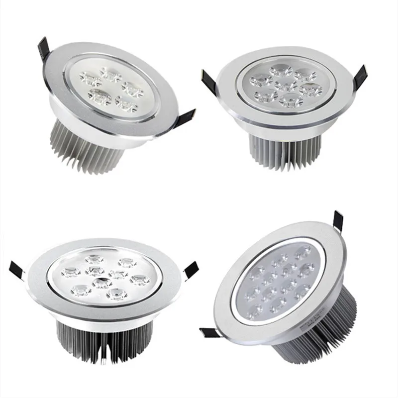 LED Downlight Dimmable LED downlight COB Shoot light 3w5w7w9w12w15w18w ultra bright LED ceiling household indoorIndoor lighting