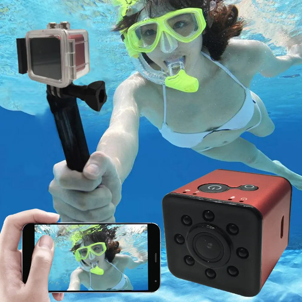 

Mini SQ13 FULL HD Waterproof Camera Sport Action Record Cam Holder 1080P + WiFi Surveillance Camera Home Monitor Camera