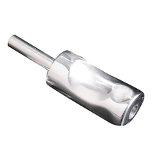 1 шт. 25 мм ручка для татуировки из нержавеющей стали серебряного цвета для ручки татуировки