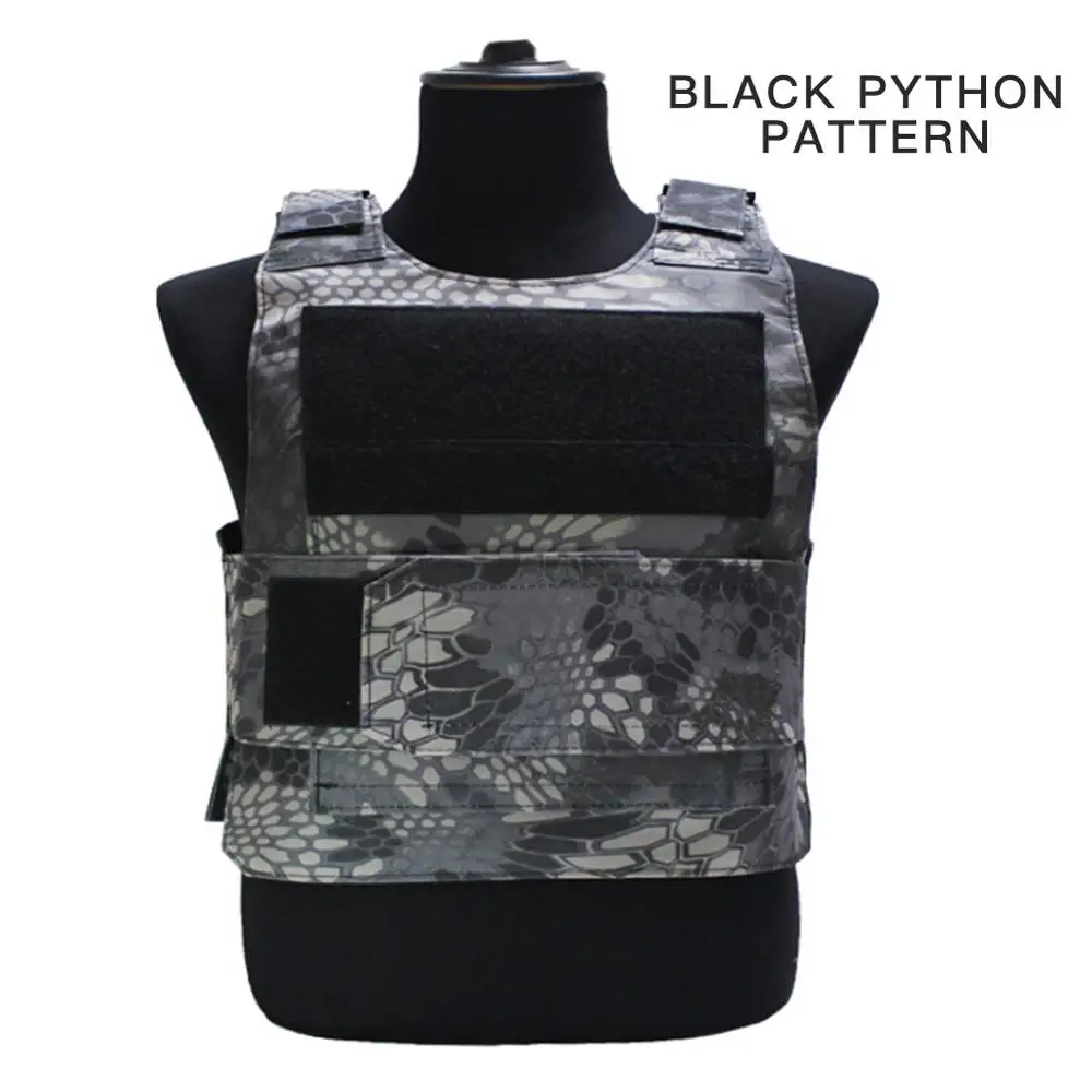 Adjustable Tactical Vest Outdoor Hunting Airsoft Paintball Molle Vest With Chest Protective Plate Carrier Training Protective