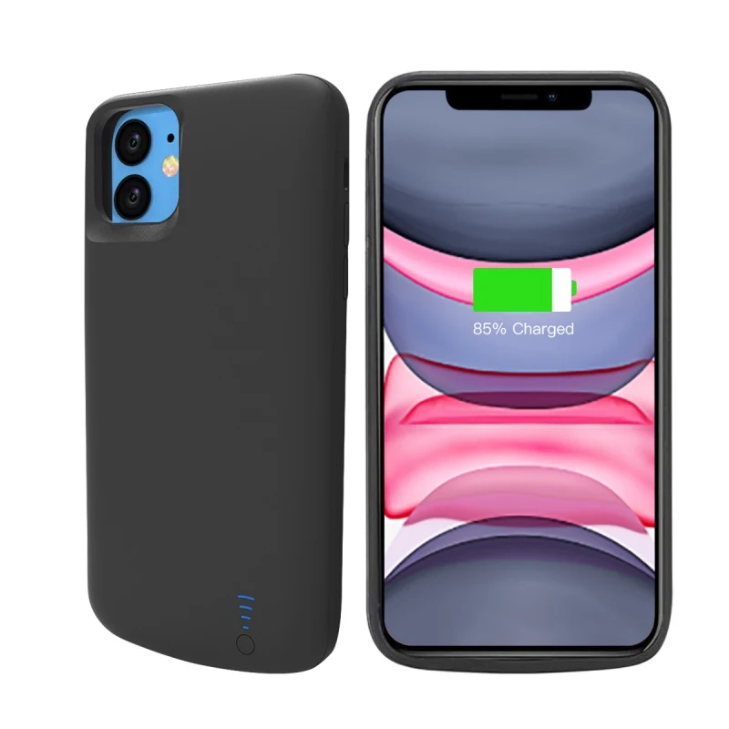 Чехлы для зарядки аккумуляторов iPhone 11, 6000 мА/ч, перезаряжаемый внешний аккумулятор, зарядное устройство для IPhone 11/11 Pro/11 Pro Max - Цвет: For IPhone 11Pro Max
