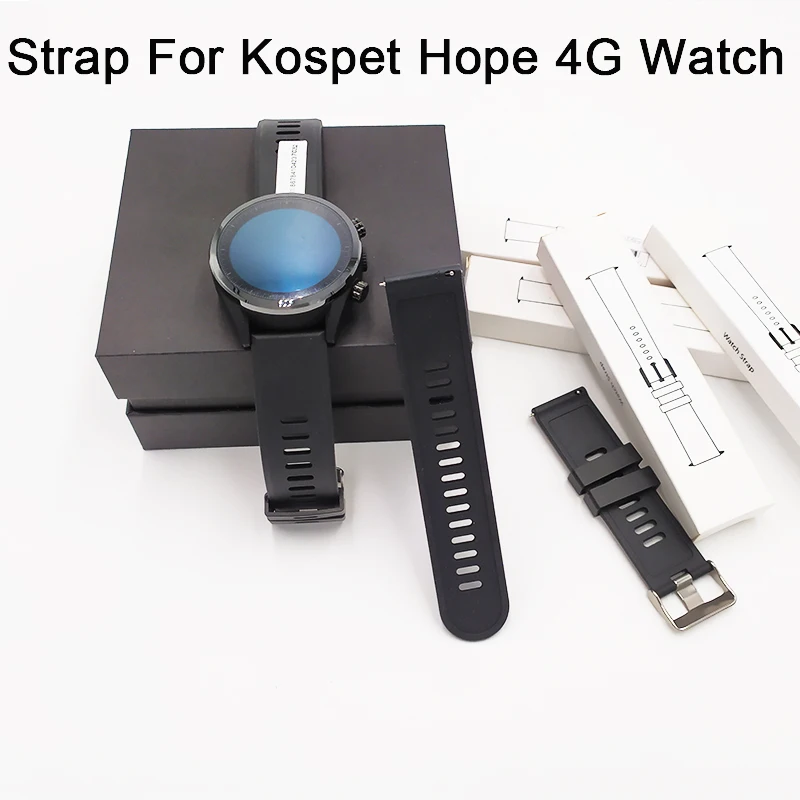 Ремешок для Kospet Hope Смарт-часы аксессуары замена часы браслет для Kospet Hope lite 4G Силиконовый кожаный ремешок