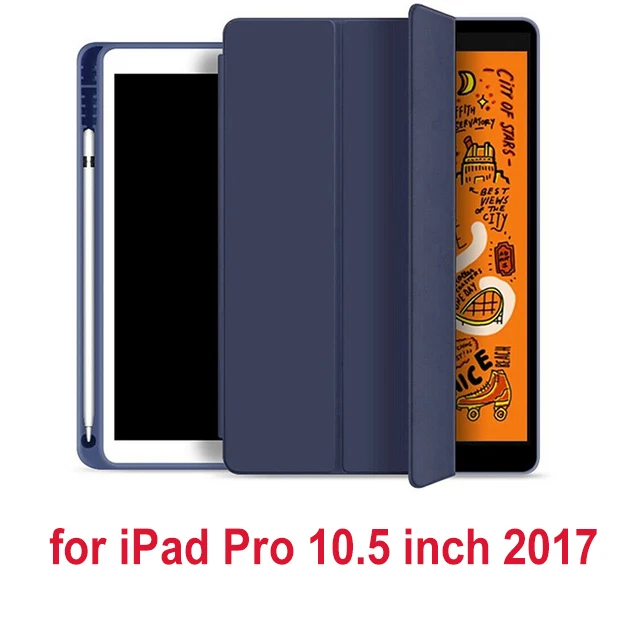 Чехол для iPad Air 3, 10,5,, iPad Pro, 11 дюймов, чехол с карандашом, Магнитный чехол для планшета, для iPad Pro 10,5 для сна - Цвет: Pro 10.5 inch 2017