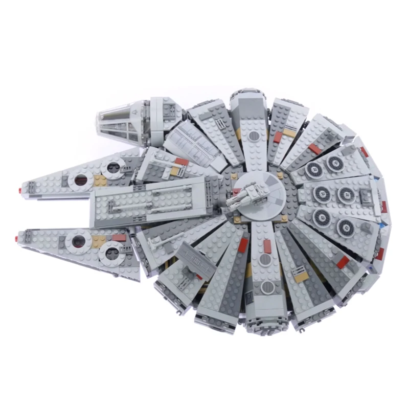 Средний размер Falcon 1381 шт совместимый Звездный план 75105 строительные блоки, кирпичи развивающие игрушки дни рождения Diy подарки