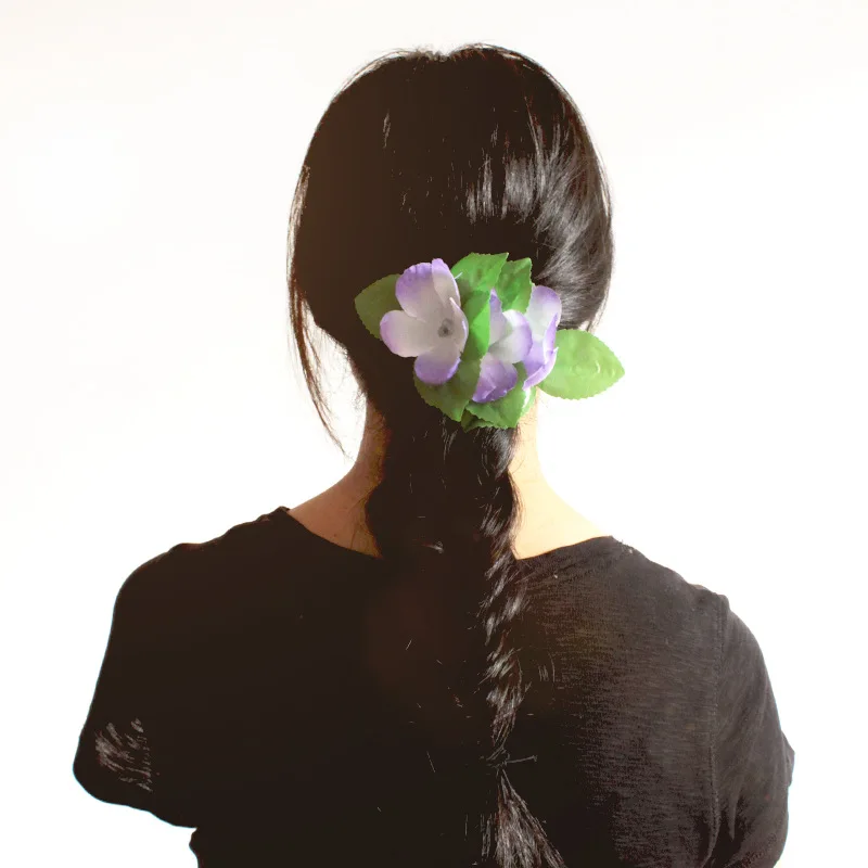 AliExpress Amazon Hot Selling Hawaii Style Barrettes Set Accessories Floral Headdress Decoration Flower Accessories Gift