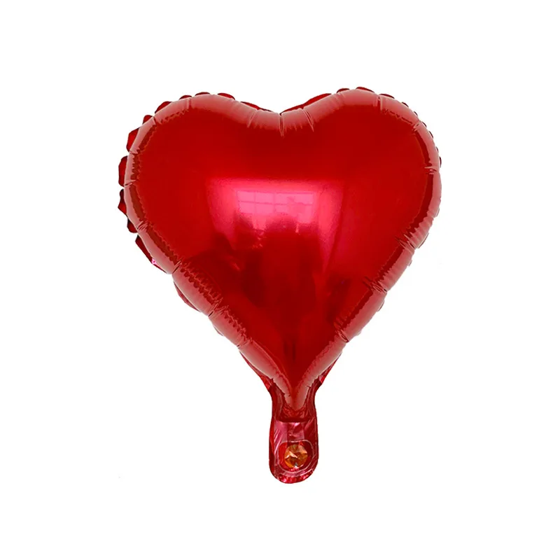 10pcs/lot 10 inch Helium Balloon heart Wedding star Aluminum Foil Balloons Inflatable gift Birthday Party Decoration Ball foil balloons aluminum balloon inflatable balloon birthday balloon set birthday balloons party balloon set