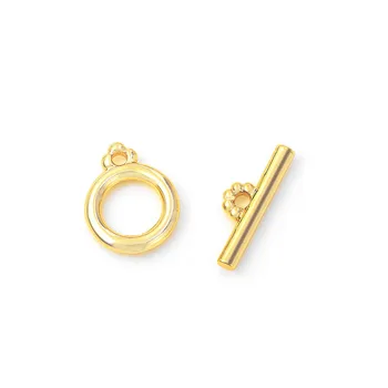 

10 sets Brass Toggle Clasps Bracelet Clasps Necklace Clasps 10mm CP015