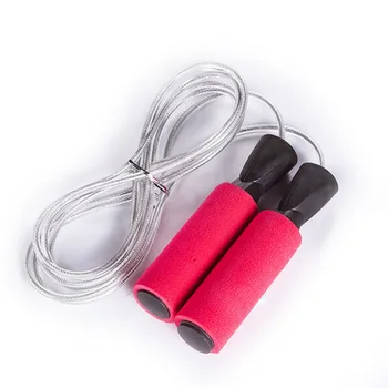

Jump Ropes Sports Wear-resistant Steel Wire Skipping Rope Sponge Sleeve Handle Jump Rope ZJ