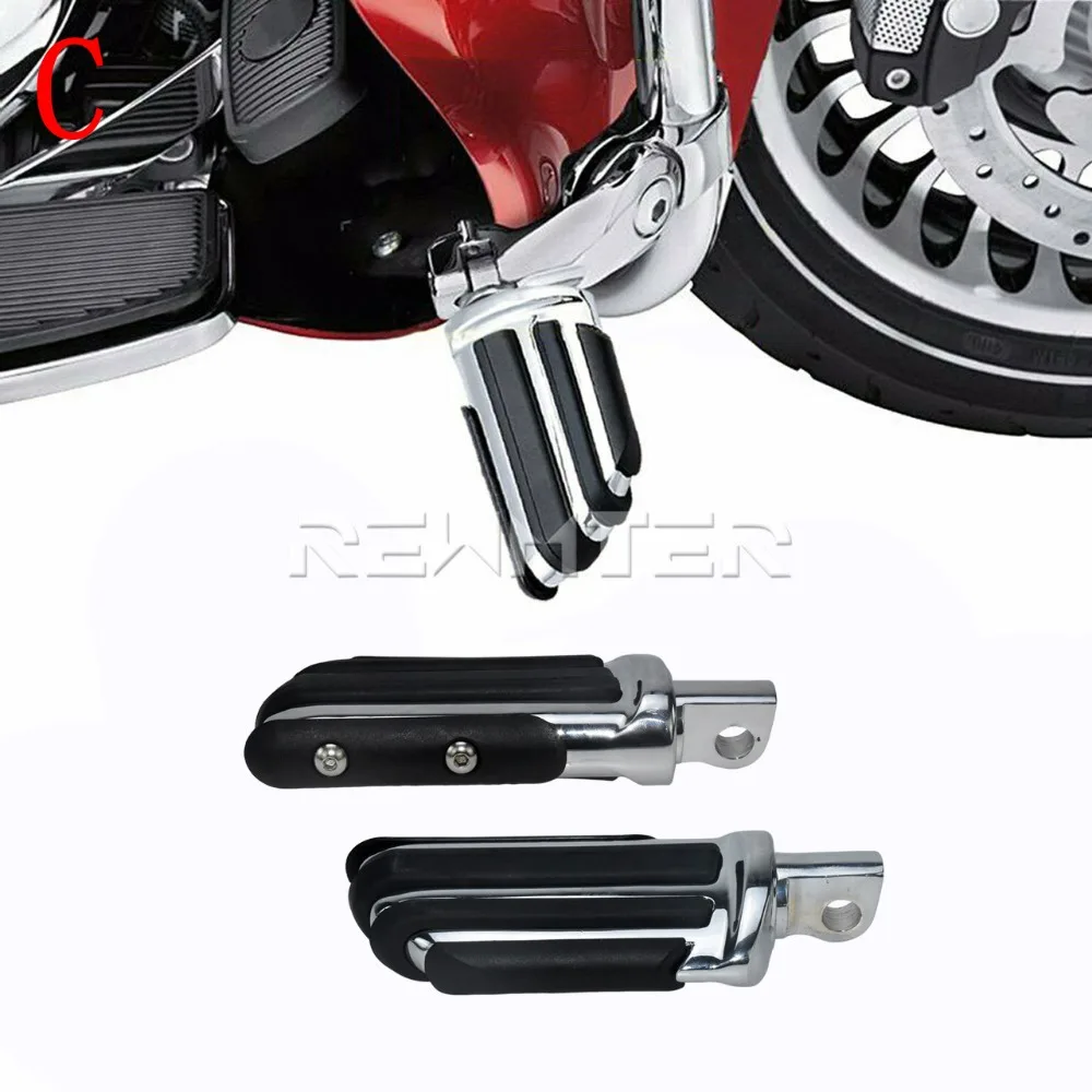 Мотоцикл 10 мм шоссе подножки Универсальный опорные подножки педали для Harley Touring Dyna Softail Sportster XL Road King FXRC