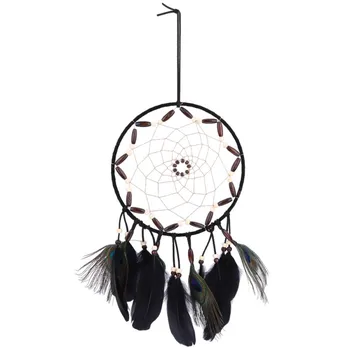 

Feather Bead Dream Catcher Wall Hanging Home Car Decor Craft Indian Style Dreamcatcher