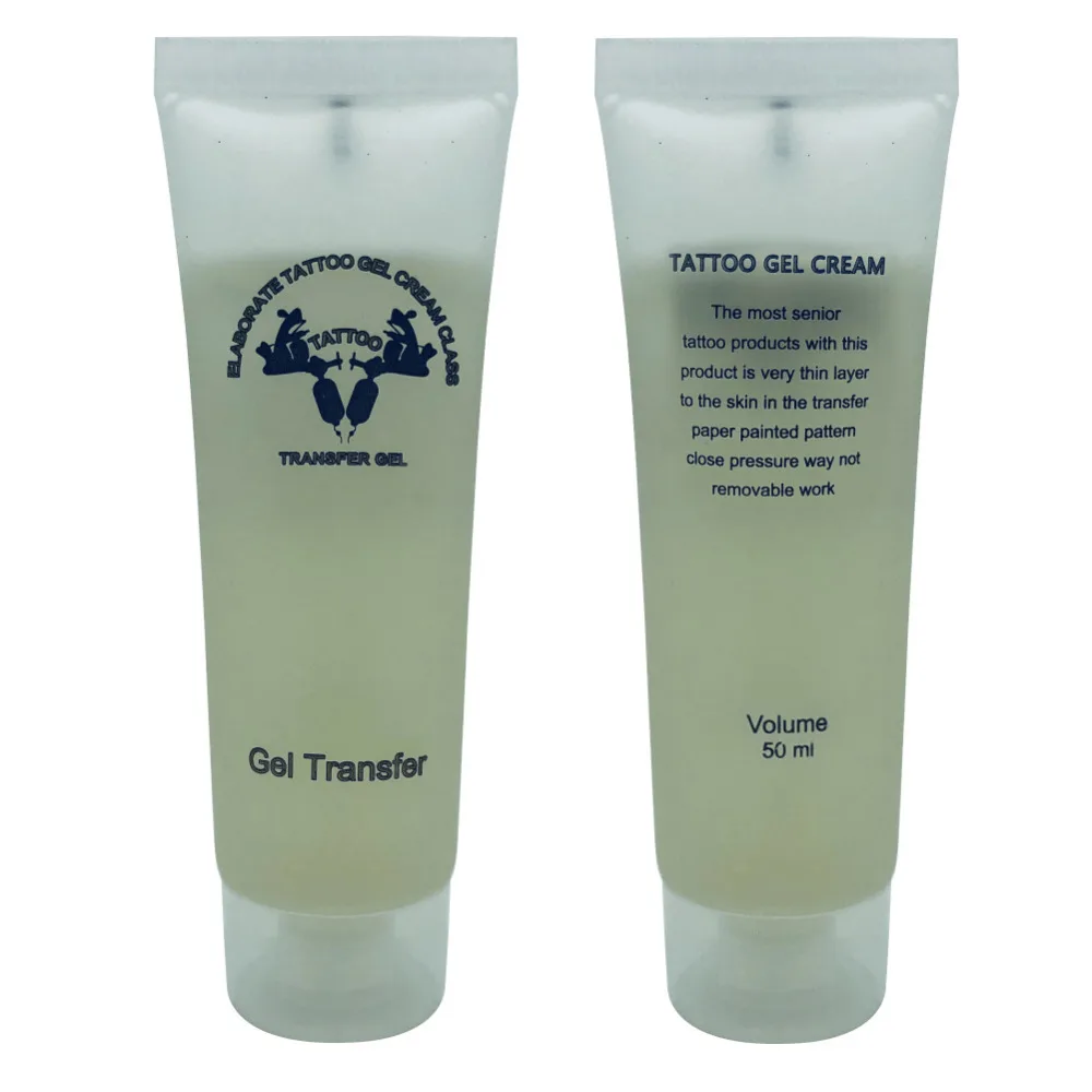 

1Pcs Tattoo Transfer Cream Gel Body Paint Stencil Stuff Oils For Transfer Paper Machine Auxiliary Supply Tattoo Gel 50ml