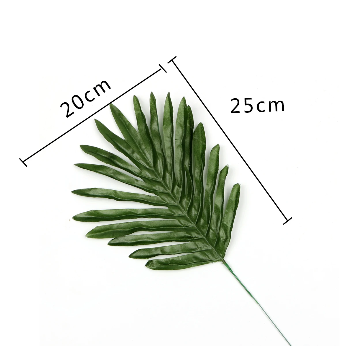 5PC Artificial Natural Fern Stems Dried 20cm Plant Green Foliage Leaves DIY Deco 