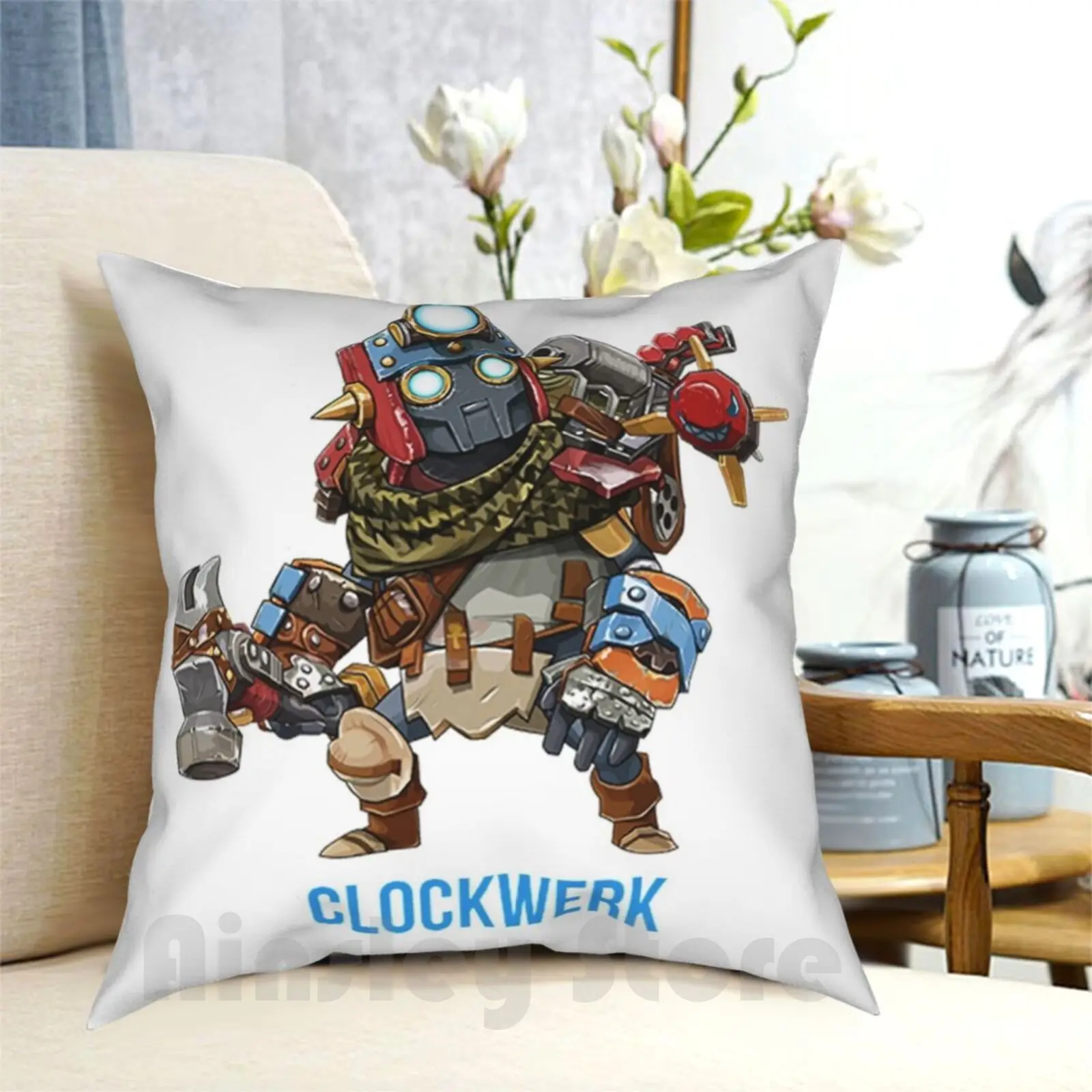

2-Clockwerk Pillow Case Printed Home Soft Throw Pillow 2 Clockwerk Clockwerk 2 2 2 Online Game