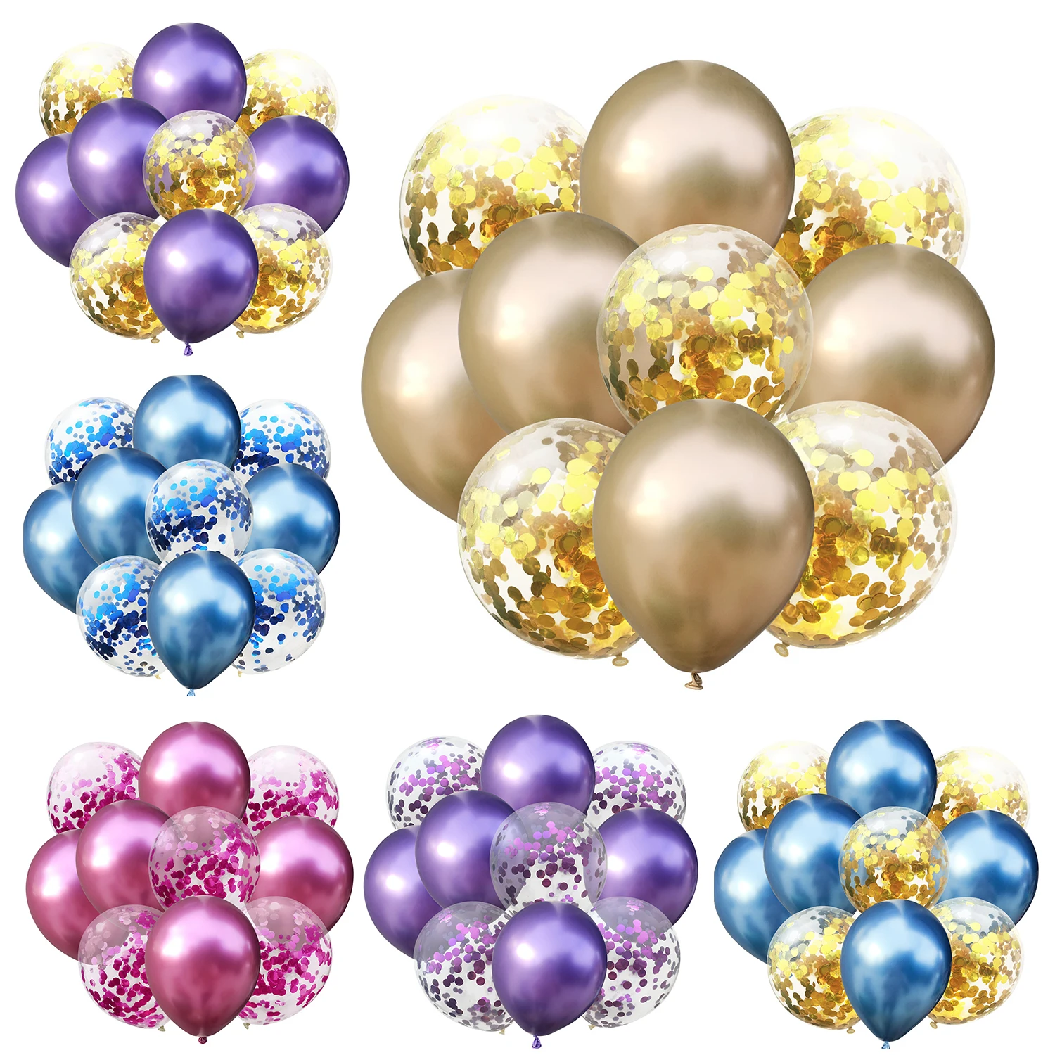 Смешанные золотые воздушные шары украшение для дня рождения детский и взрослый