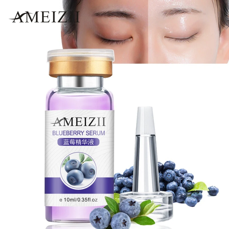 Сыворотка для лица с гиалуроновой кислотой Blueberry увлажняющая отбеливающая