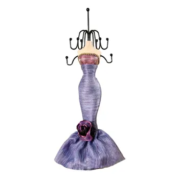 

Stylish Resin Mannequin Dress Jewelry Holder Jewelry Display Storage Display Rack Earrings Necklace Rings Jewelry Shelf 2019