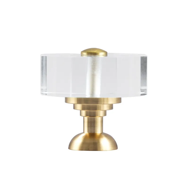 Crystal Knobs of Furniture Cabinet Pulls Brass Kitchen Dresser Cupboard Drawer Knob Door Handle Furniture Hardware
