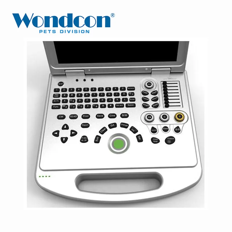 Wondcon ветеринарный Цветной Допплер для ноутбука 15 дюймов HD светодиодный