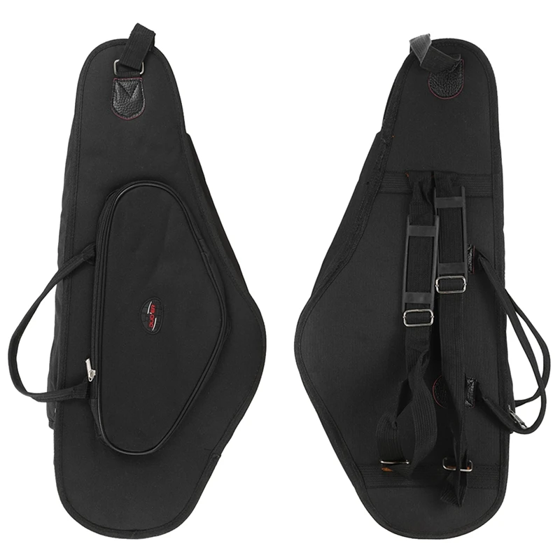 

AUAU-DUOER 600D Waterproof Saxophone Bag Case Quilted Double Zipper With Adjustable Shoulder Band Pocket