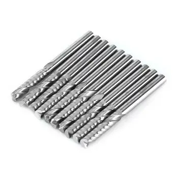 

Tungsten Carbide End Mills Flat Nose CNC Router Workshop Tool Assembly