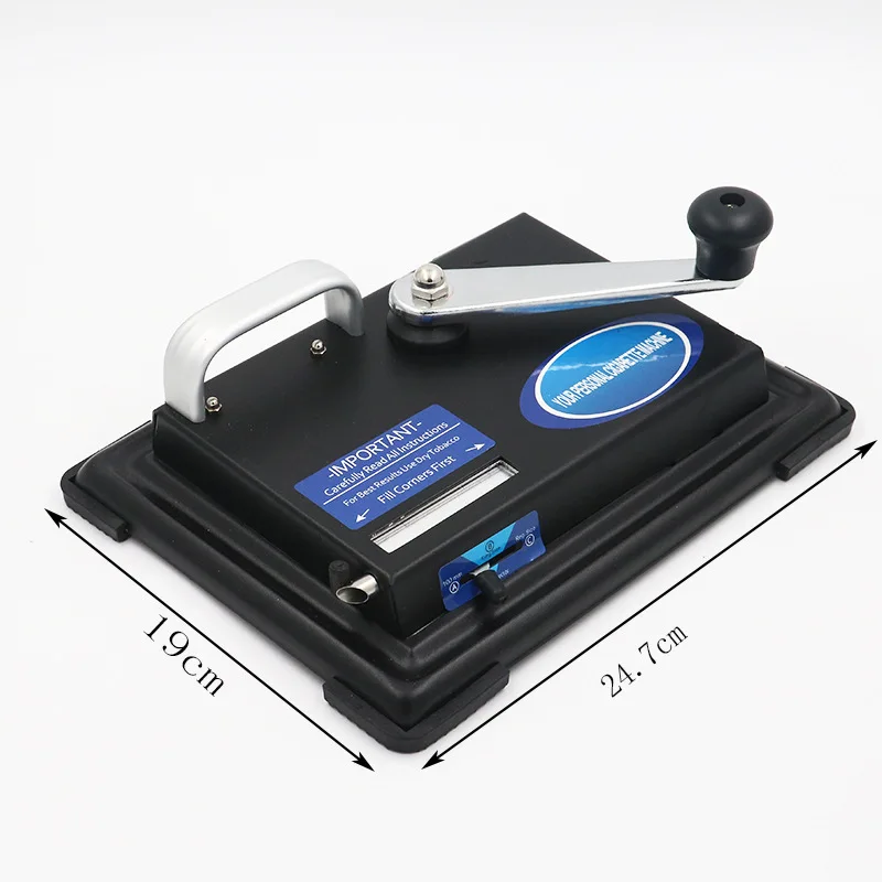 

Rolling Machine for Tobacco Cigarettes Hand-crank Cigarette Maker Roller DIY Smoking Accessories Tool Manual Injector