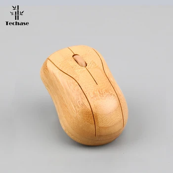 

Techase Wireless Mouse MG95 Raton Inalambrico Bamboo 2.4GHz USB Mause Souris Ordinateur Gaming Computer Mouse Souris Sans Fil