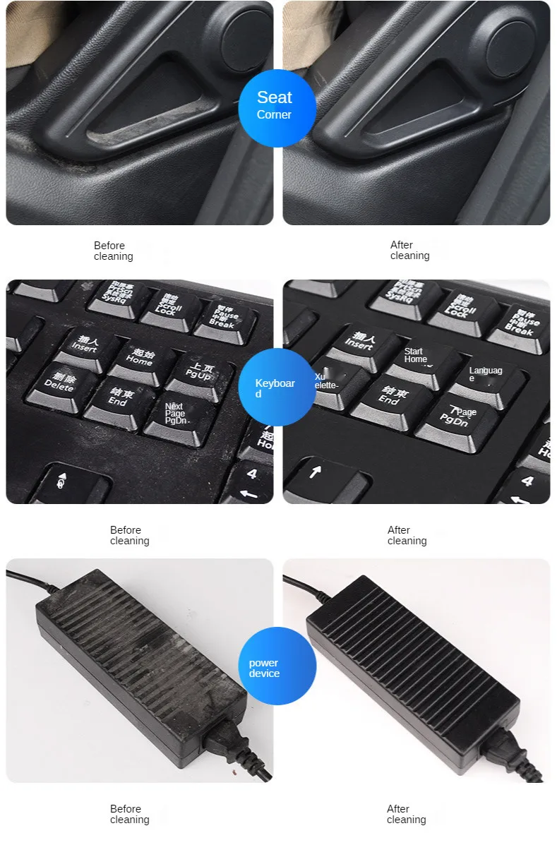 Car air conditioning air outlet cleaning dust soft clay, interior sticky dust, central control dust cleaner vacuum cleaner