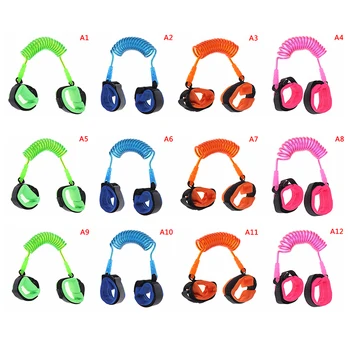

1.5-2.5m Kids Safety Harness Adjustable Children Leash Anti-lost Wrist Link Traction Rope Baby Walker Wristband