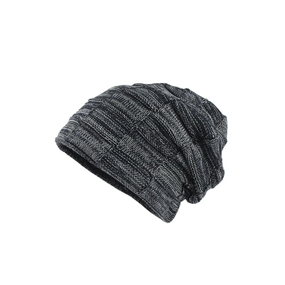 Womail beanies шапка мужская утолщенная теплая вязаная шапка вязанная крючком зимняя вязаная шапка с черепом, шапки Лыжная шапочка wo мужская шапка sep17