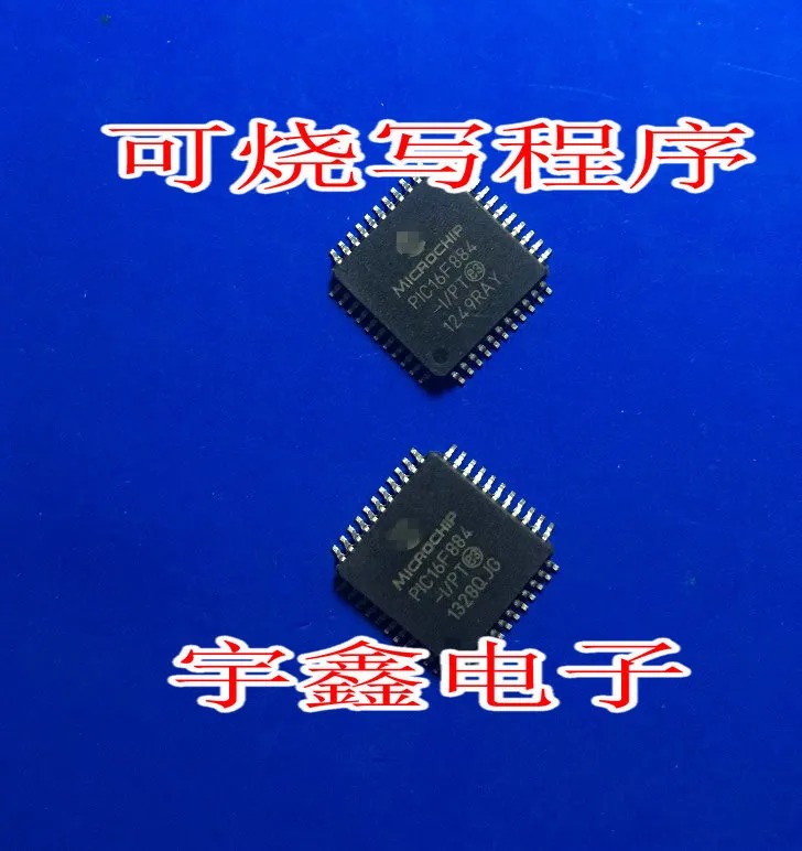 10/шт/партия PIC16F884-I/PT PIC16F884-I PIC16F884 TQFP44 100% Новый оригинальный