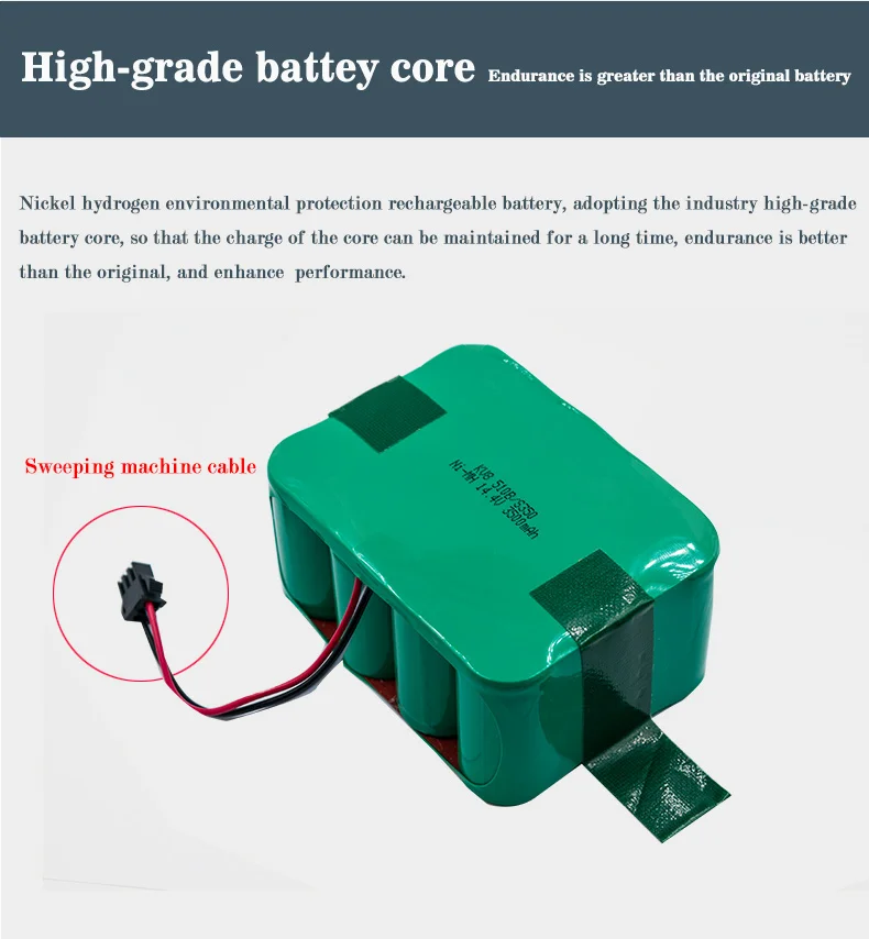 14,4 V ni-mh 3500 mAh робот аккумуляторная батарея высококачественные Аккумуляторы для KV8/510B/S350 CleannaXR210 серии и т. Д