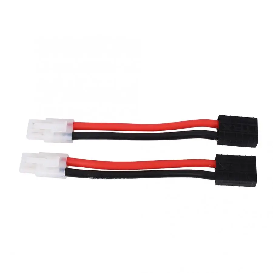 2Pcs RC Battery Adapter Cable Female to Tamiya Male Connector for Traxxas Crawler Climbing Car Lipo | Игрушки и хобби