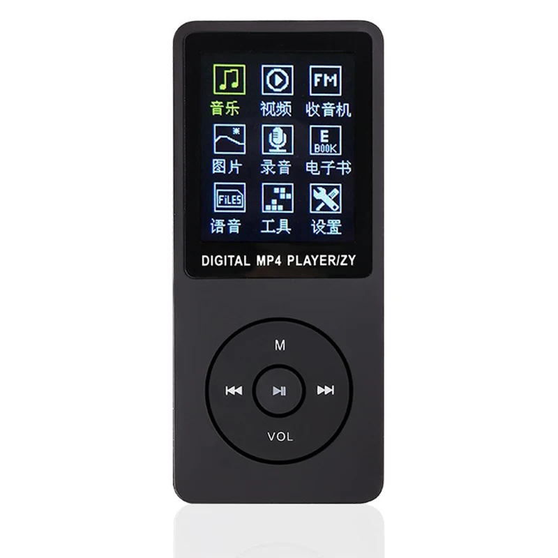 Синий Мини mp3-плеер 1.8in TFT экран HIFI легкий портативный кинопроигрыватель DQ-Drop - Цвет: Синий