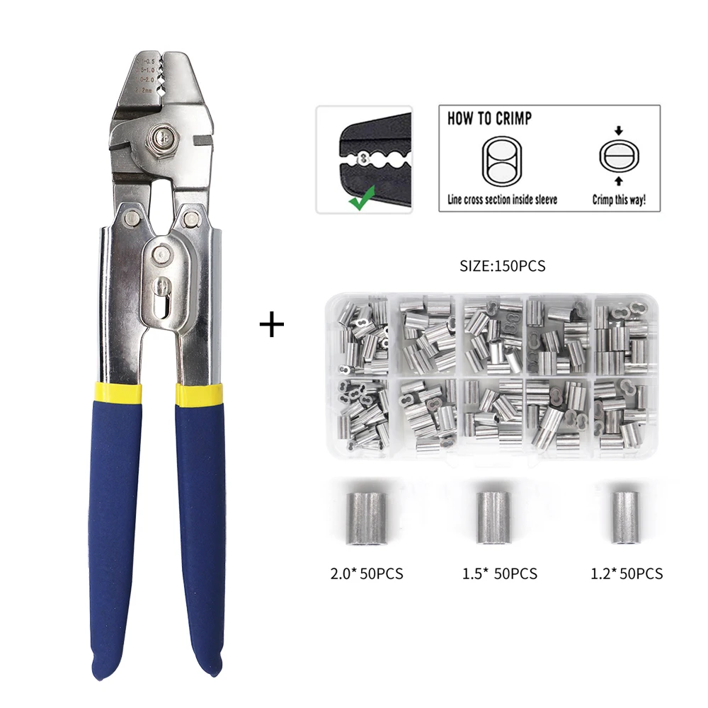 12 Pièces De Câble Métallique En Acier Double Pince m2, Connecteur