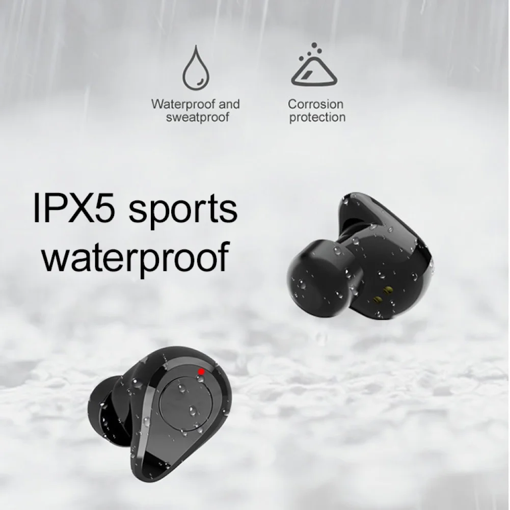 Q6 TWS Sports Noise Reduction In Ear Wireless Bluetooth HiFi Earphone Earbuds for xiaomi samsung huawei iphone