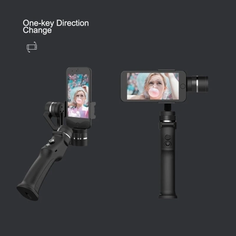 3-осевой Карманный бесщеточный карданный стабилизатор для смартфона iPhone samsung Xiaomi GoPro спортивные Камера