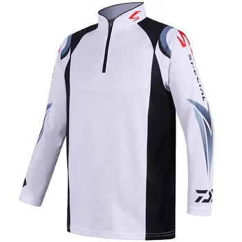 

New style Fishing Clothing Quick Dry Daiwa Shirts Men Long Sleeve Anti-UV Vests DAIWA Jacket DAWA Clothes DAIWA Pesca
