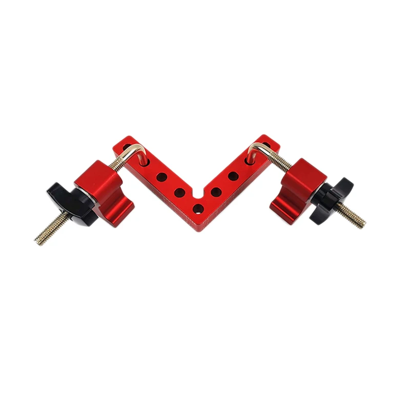 

90 Degree Positioning Squares Right Angle Clamps Woodworking Ruler Carpenter Tool for Picture Frame Box Cabinets Drawers DIY Too