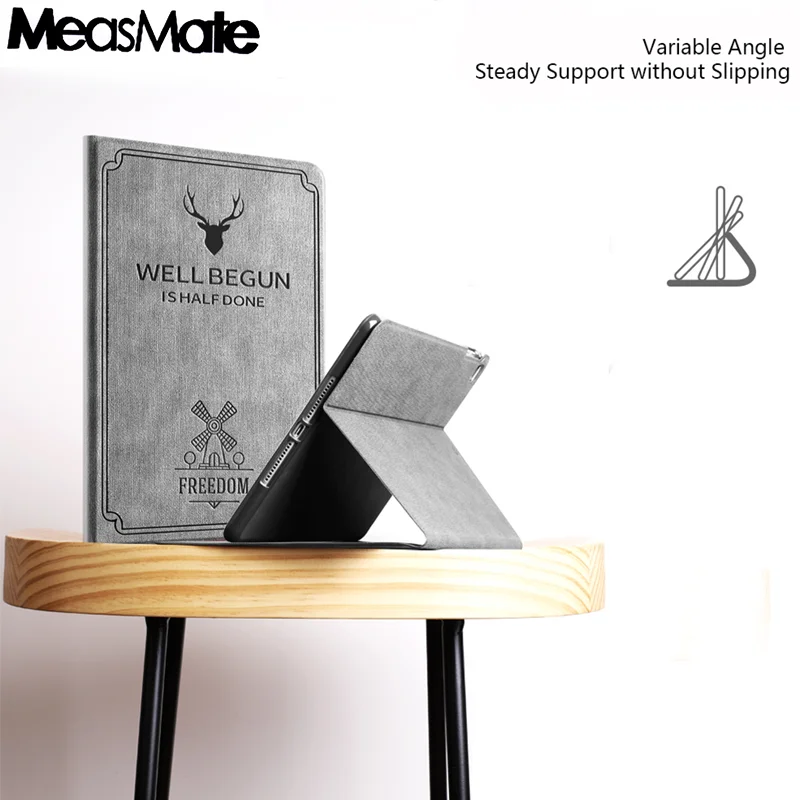 Чехлы-рога для mini1 2 3 4 5 для ipad Air1 флип-чехол-подставка для ipad pro10.5 pu кожаный полный чехол умный чехол