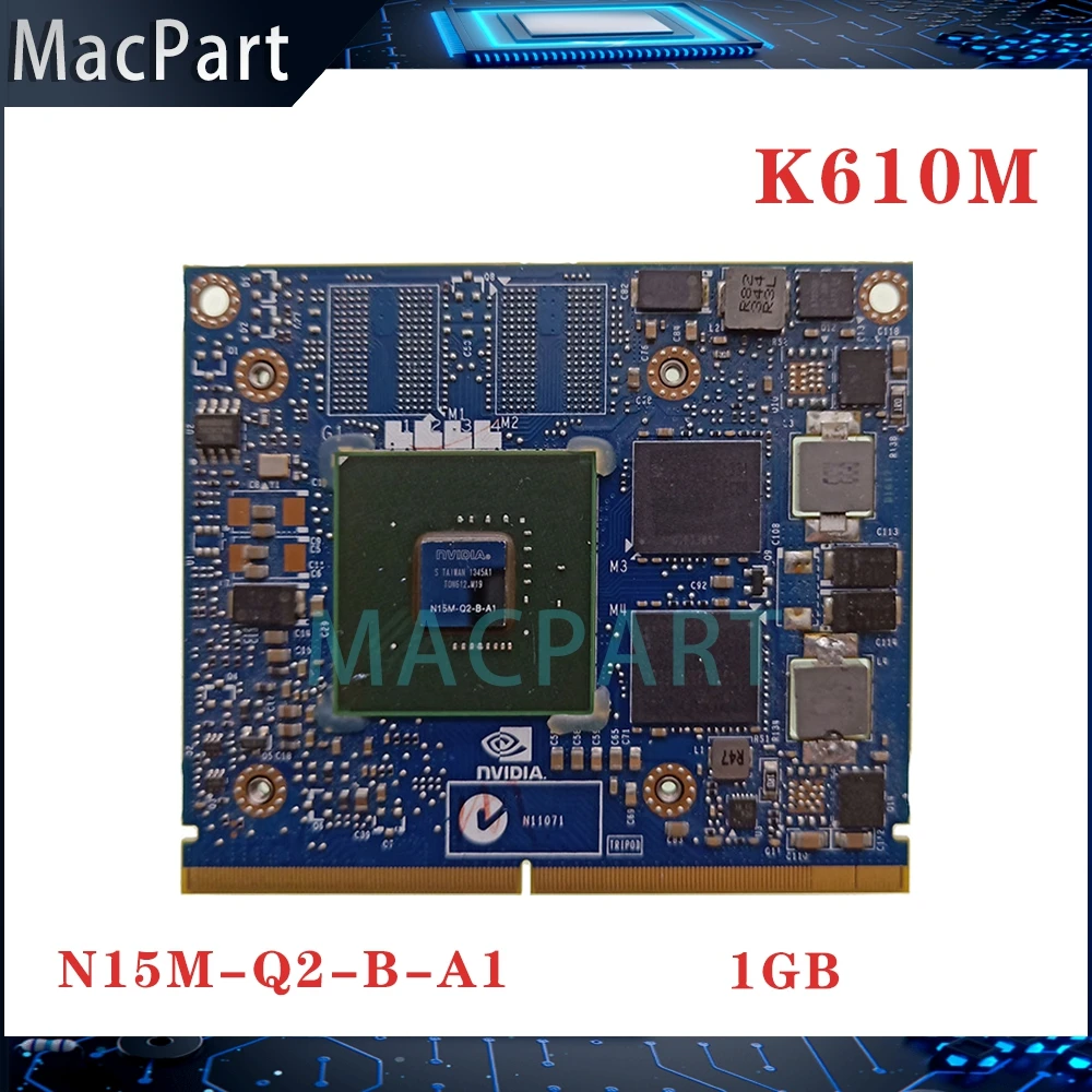 Scheda Video Originale Quadro K610M K 610M 1Gb Scheda Grafica N15M-Q2-B-A1 Con X-Staffa Per Imac A1311 A1312