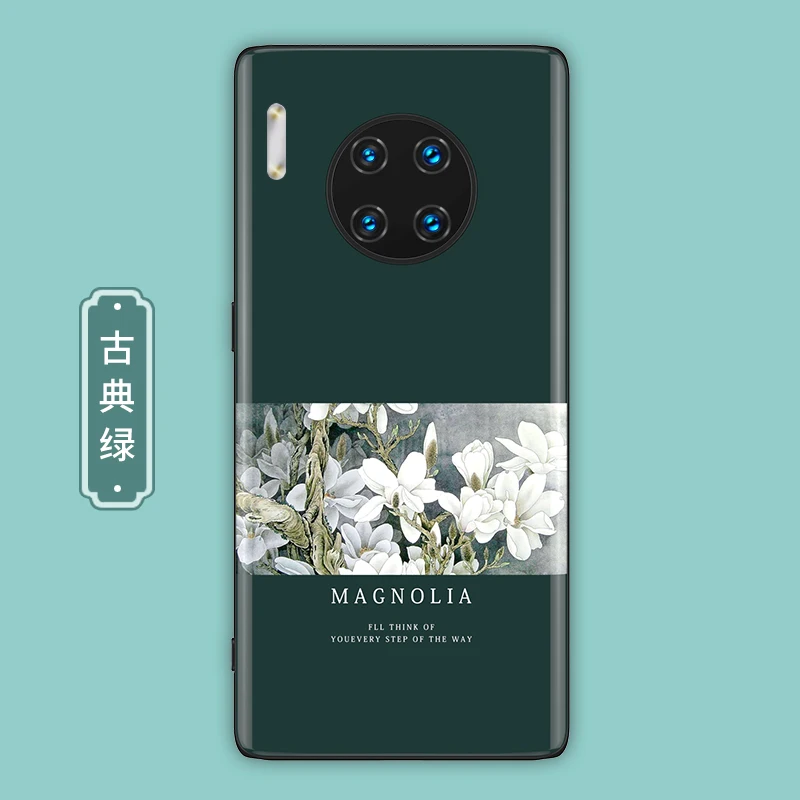pattern 15 Чехол GKK для huawei mate 30 Pro, чехол из закаленного стекла с мягким краем, чехол для телефона huawei mate 30 Pro 5G, Coque Fundas - Цвет: pattern 15