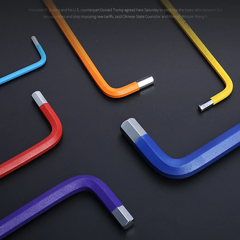 Новинка 1 комплект шариковая головка Отвертки Набор шестигранных ключей Цвет