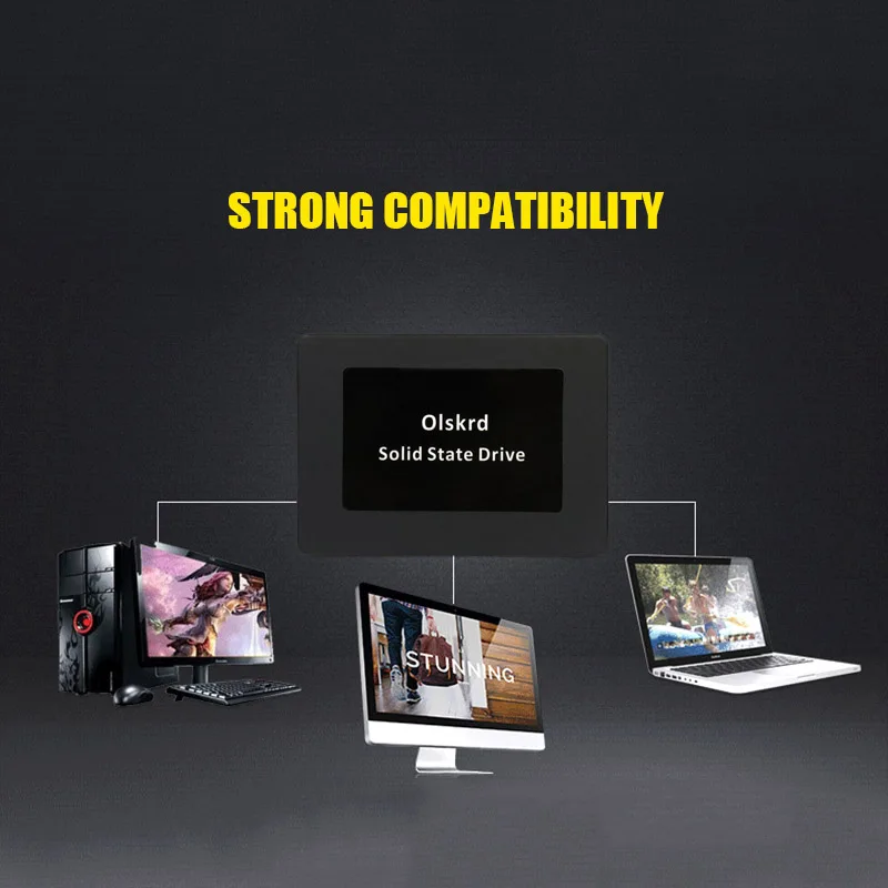 Olskrd SSD hdd 2,5 SATA3 SSD 8 Гб 16 Гб ssd 32 Гб 64 Гб 128 ГБ Внутренний твердотельный жесткий диск для компьютера, ноутбука