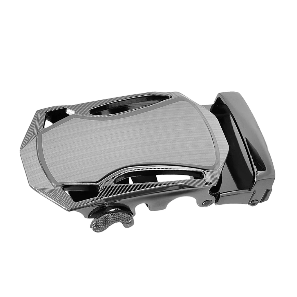 Fashion Ratchet Belt Buckle Only Business Automatic Slide Buckle Fit 3.5cm Belt