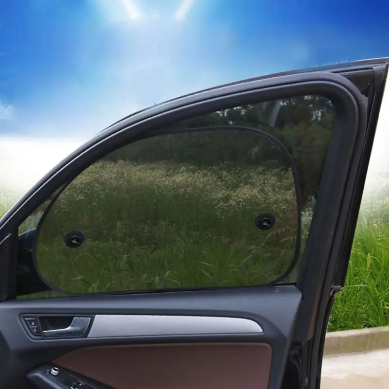 

For universal car Sun Visor Screen Sunshade Car Curtain Mesh Nylon Car Rear Window Sunshade Automobile Sunshade^^