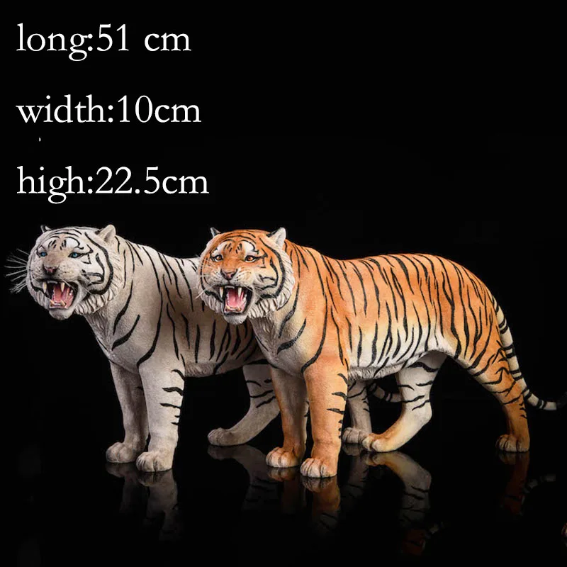 

About 51CM 1/6 scale simulation Diecast PVC Lovely Howler Edition 2.0 Asian tiger animal Resin model Kids Toys decoration Gifts