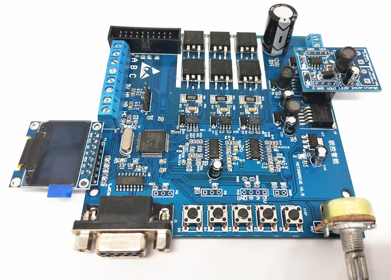 Высокое напряжение бесщеточный двигатель макетная плата STM32 PMSM BLDC Индуктивный неиндуктивный энкодер FOC