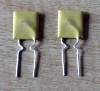 

100 pieces/1 lot Self-recovery fuse RUEF185 (30V 1.85A) UF185 insurance tube yellow straight plug