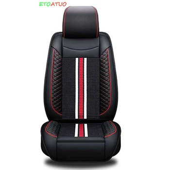 

ETOATUO Car seat covers For audi tt mk1 mk2 q7 2007 a4 b7 b8 avant a6 c5 100 c4 a1 sportback a6 2006 4f car seat protector car